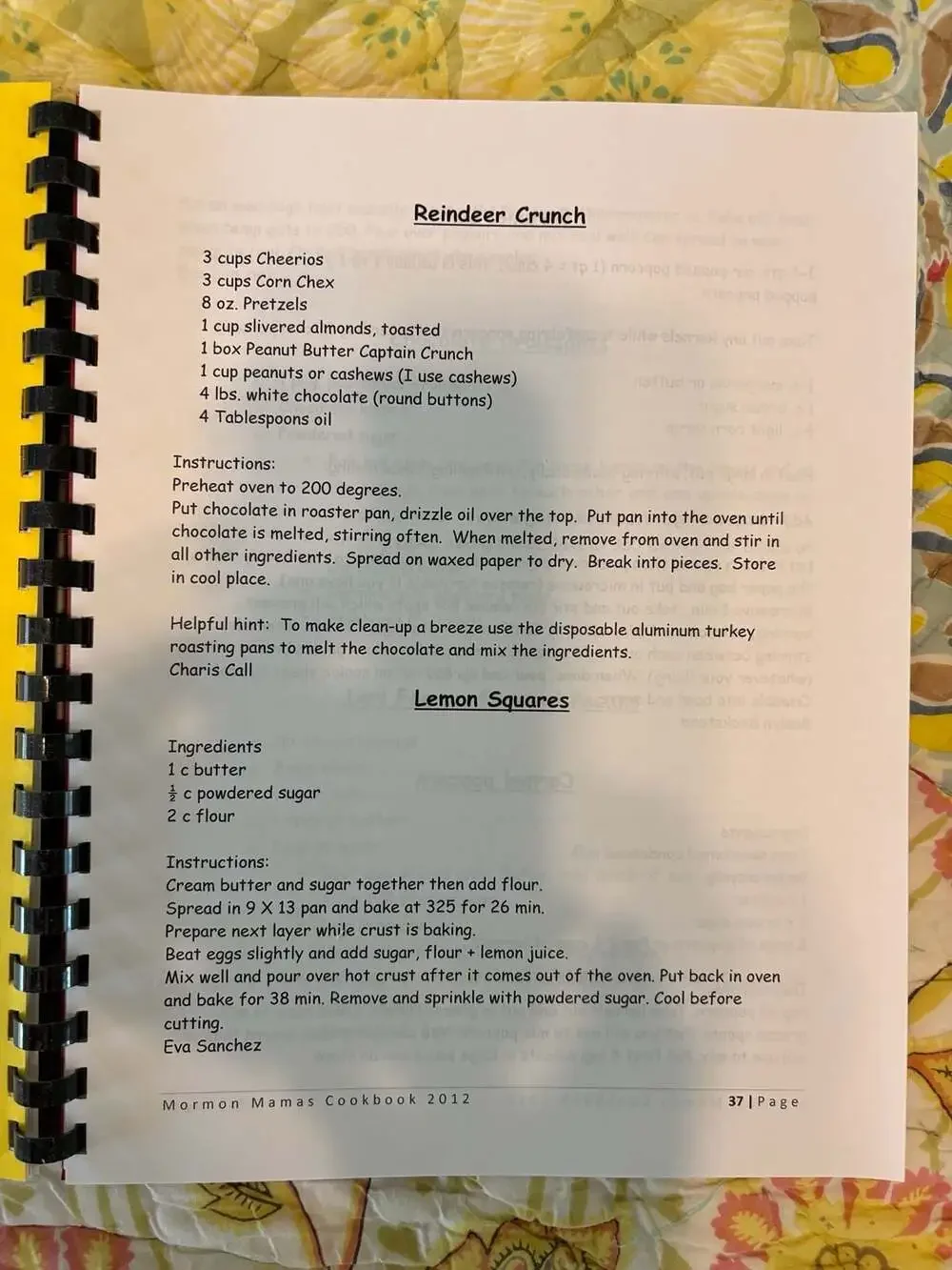 NWOT Mormon Mama's Cookbook Spiral Bound Recipe Book Athens, Georgia